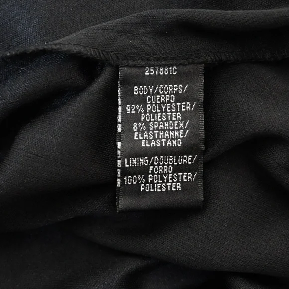 JS Boutique Women's 8 Black Rhinestone Embellished Evening Gown - Picture 10 of 11